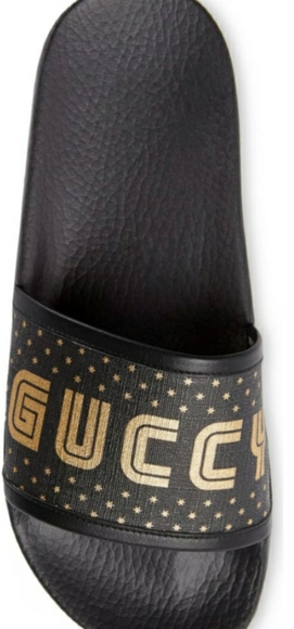 GUCCI Pursuit Guccy Logo Slide Sandal - Picture 4 of 8